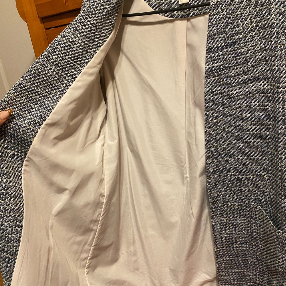 H&M Blue Tweed Jacket - Picture 2 of 5